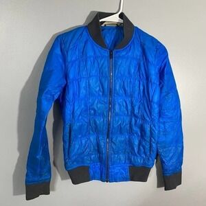 Athleta Blue Down Puffer Jacket Size XXS